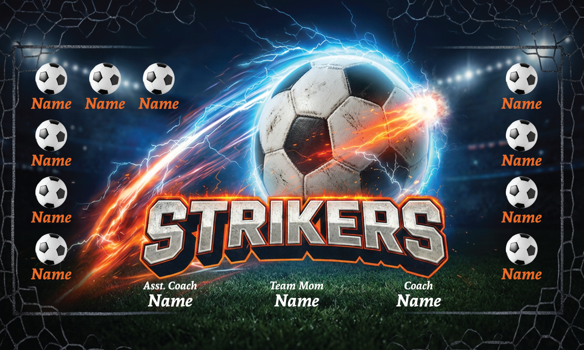 1002 Strikers Standard Banner 3x5