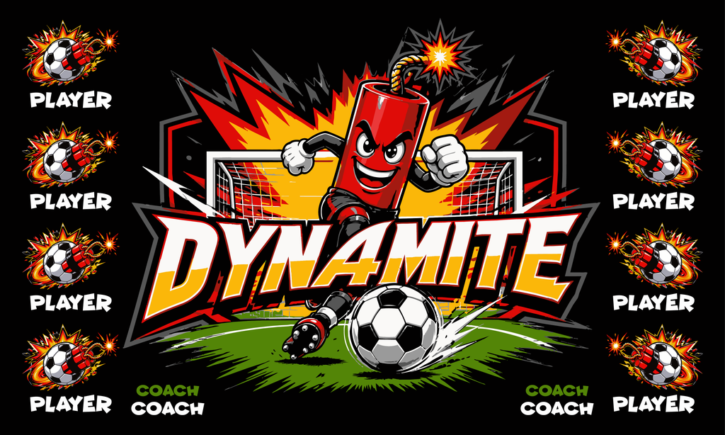 Custom Team Banner 3x5 ft – Dynamite 1076