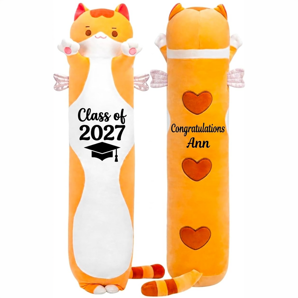 Personalized Long Cat Plush