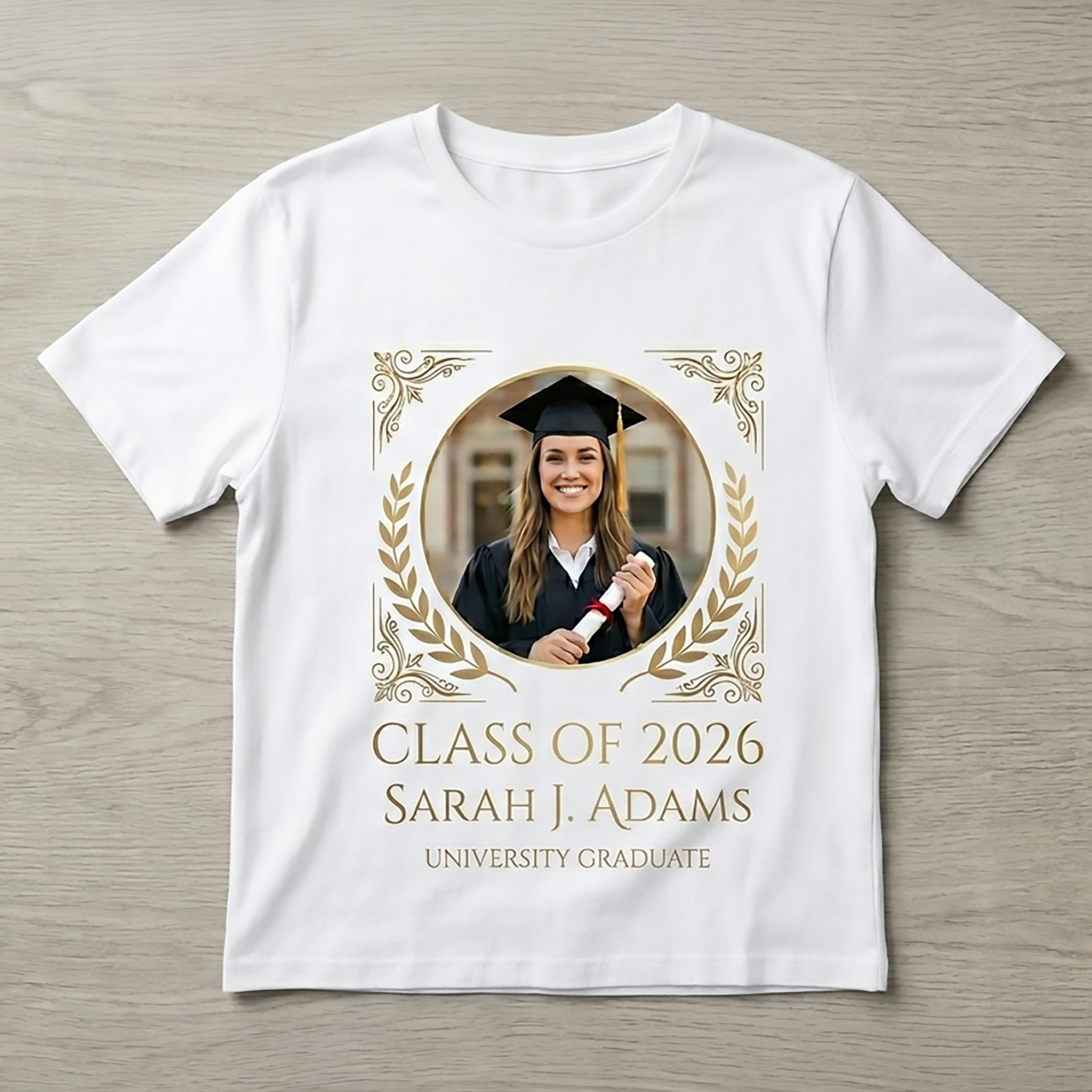 Personalized graduation shirt