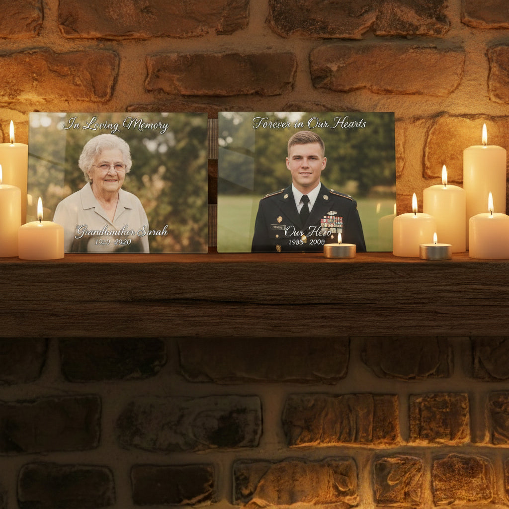 Folding glass photo