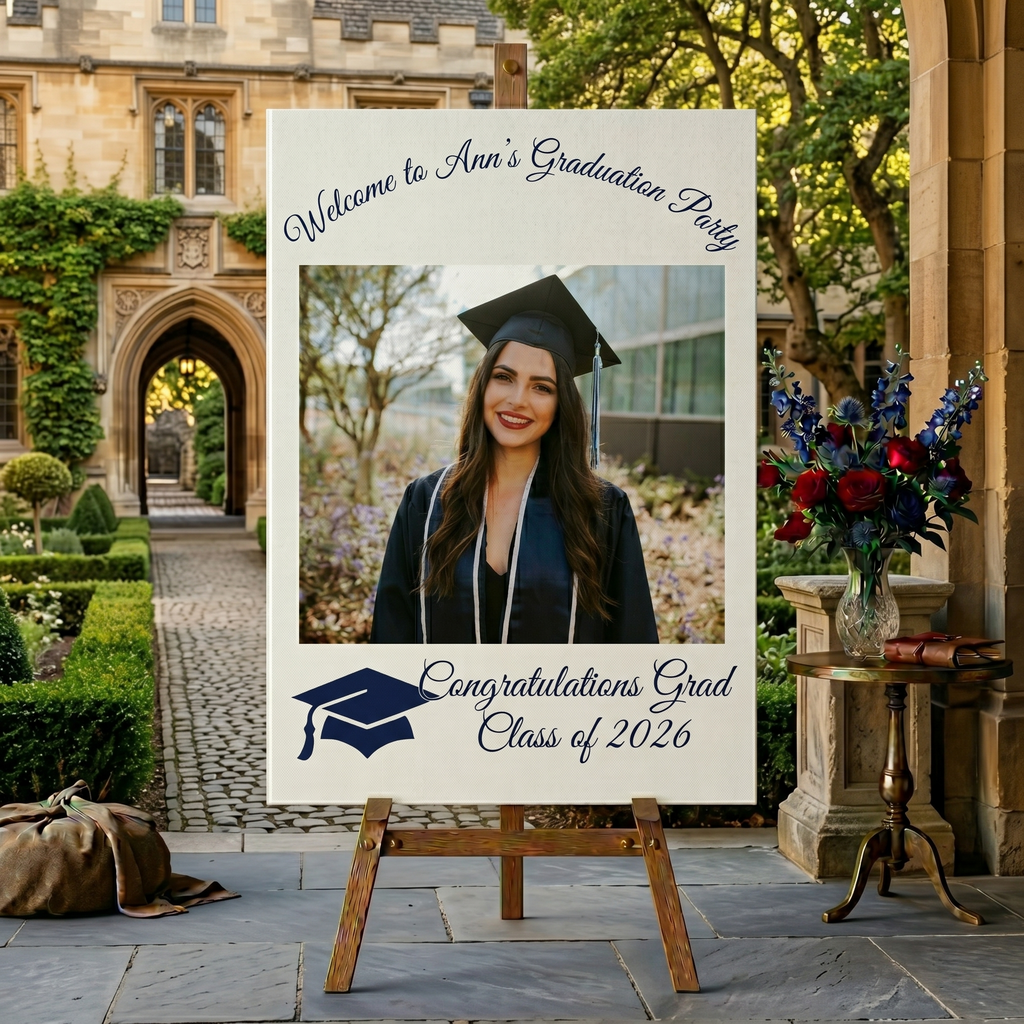 Personalized Aluminum Sandwich Board Party entrance Sign