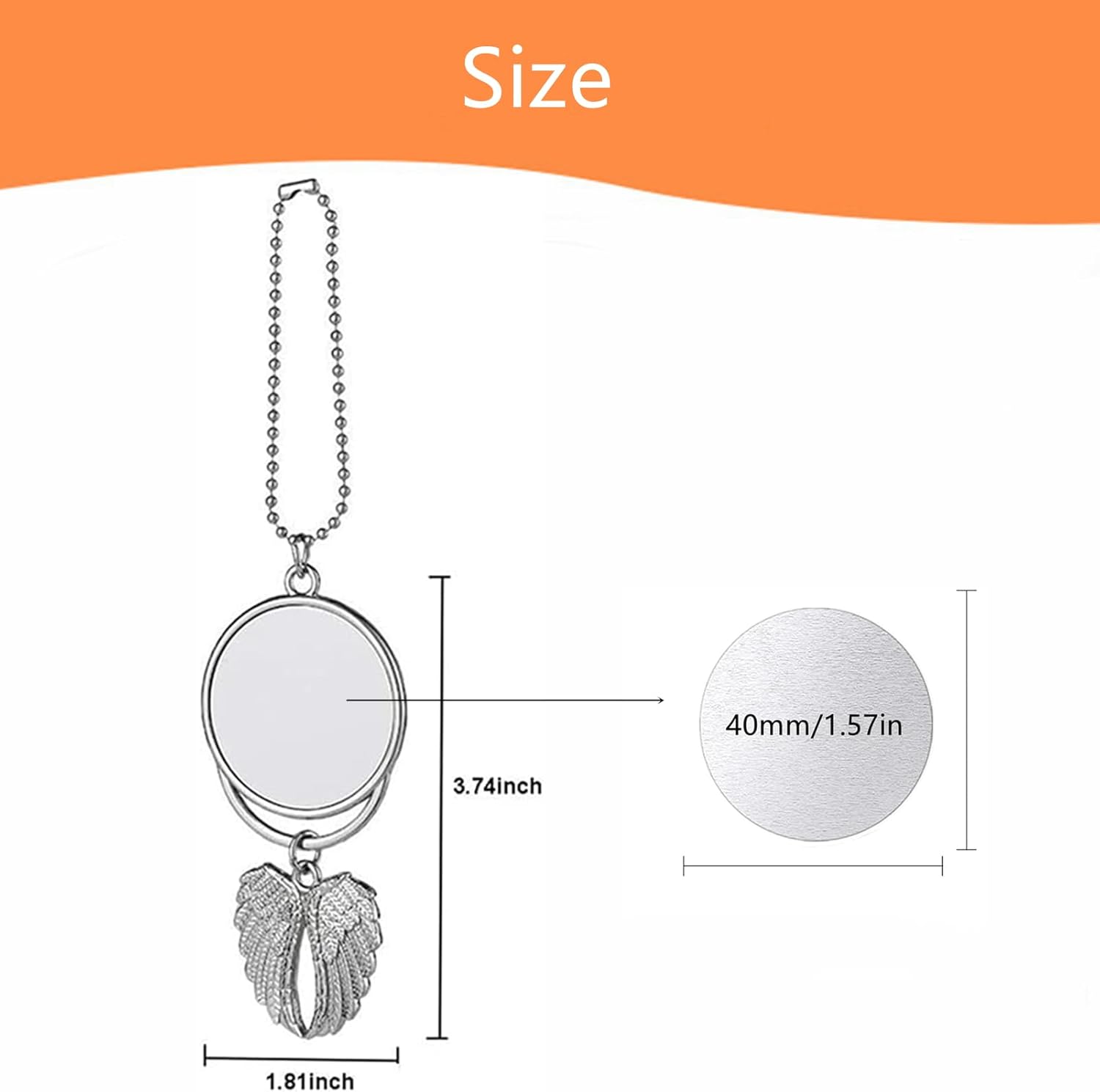 Personalized Car Charm Memorial