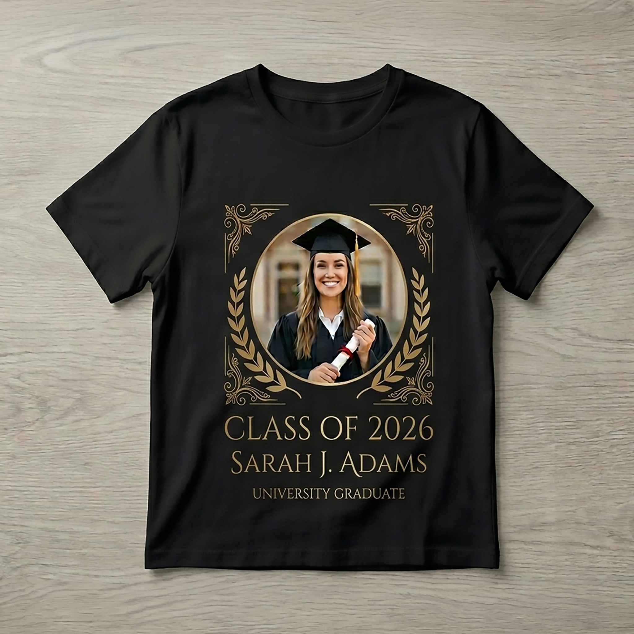 Personalized graduation shirt