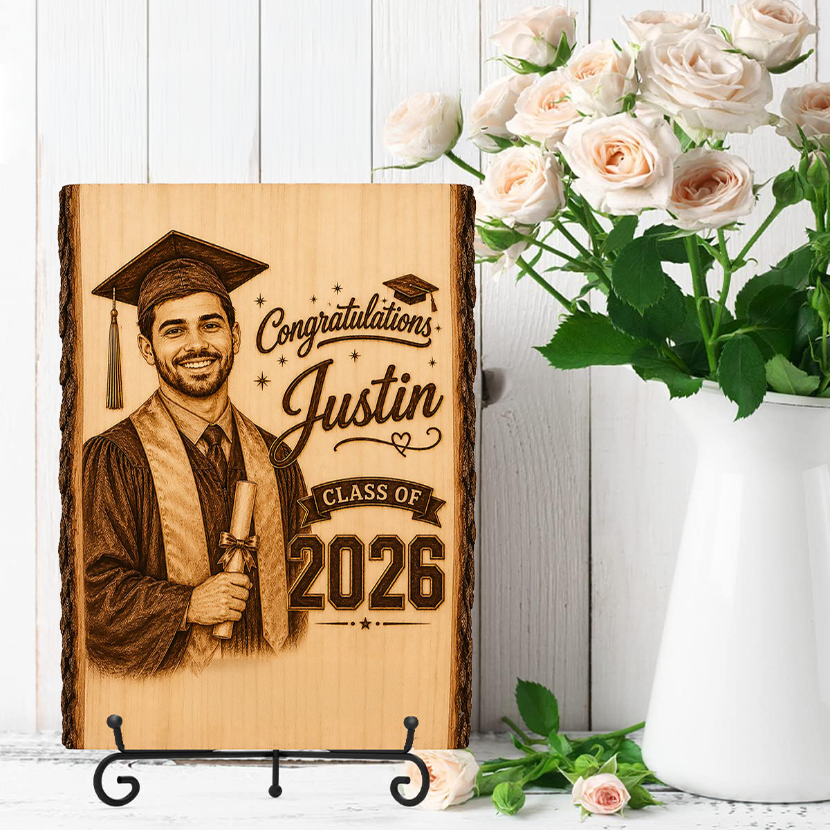 Personalized wood plaque