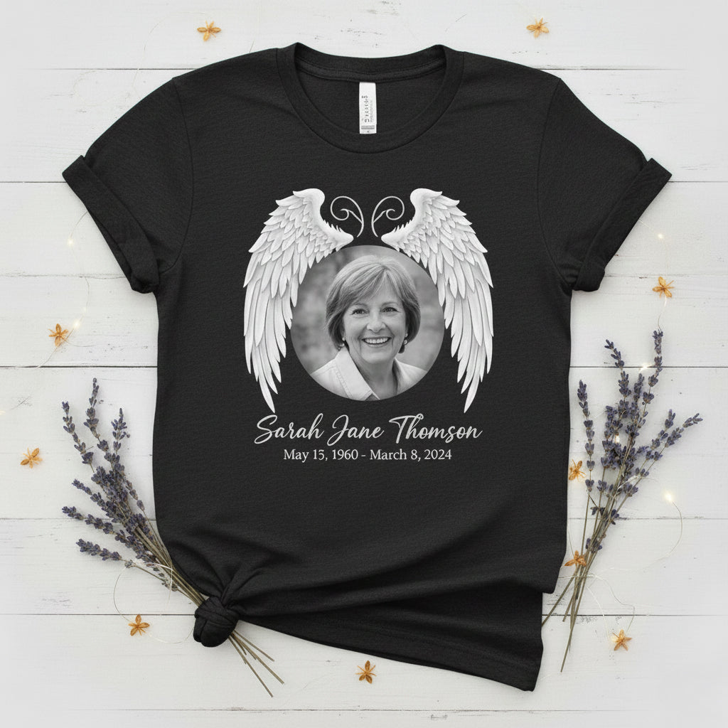 Personalized Memorial T-Shirt – Custom In Loving Memory Shirt