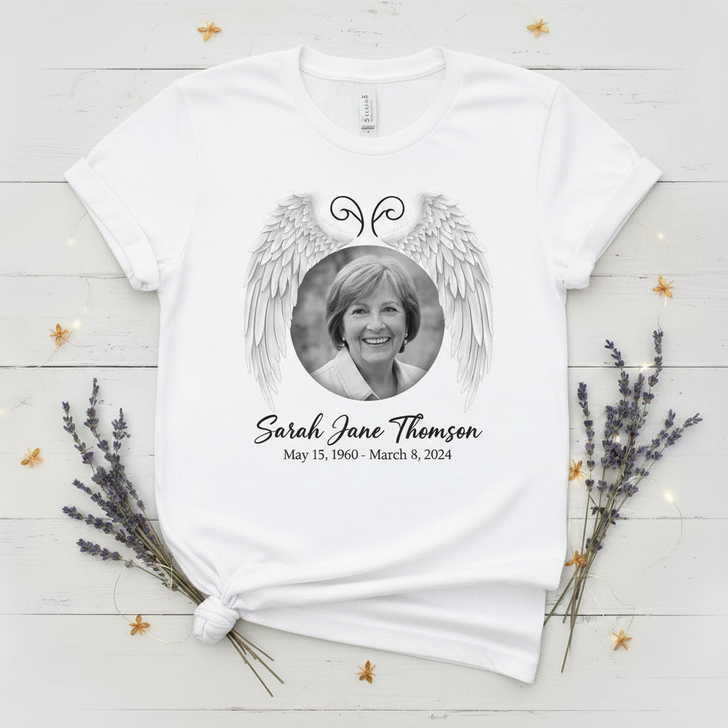 Personalized Memorial T-Shirt – Custom In Loving Memory Shirt